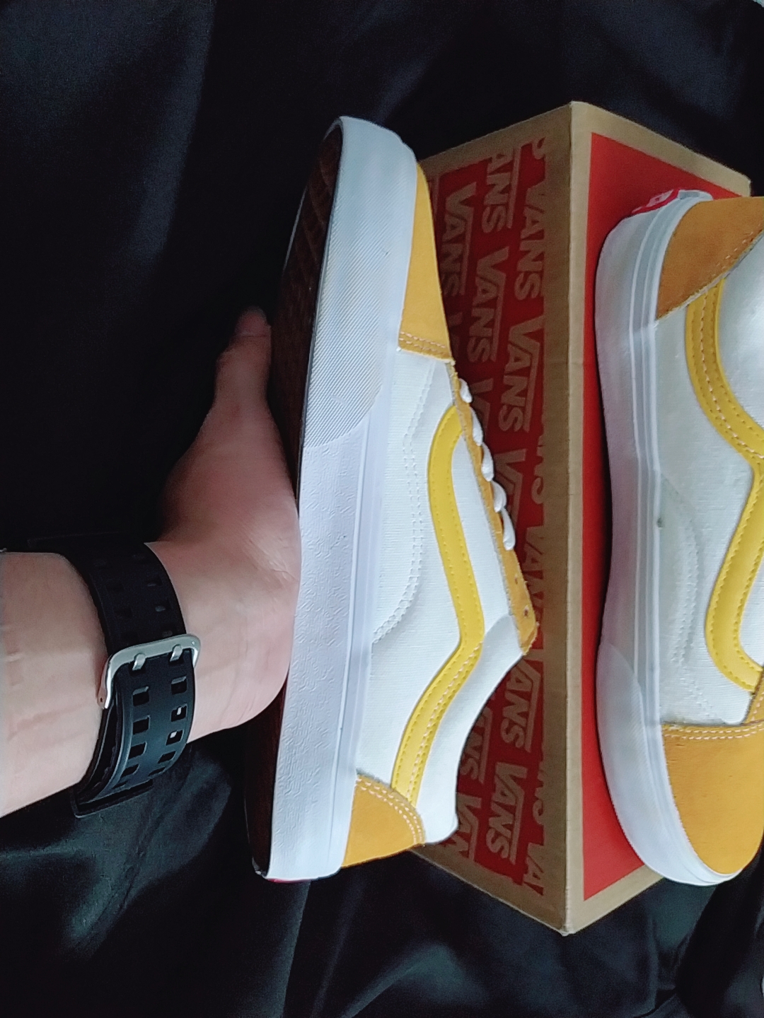 GIÀY VANS STYLE 36 RETRO SPORT TRẮNG VÀNG [Ảnh Thật - Full Box]