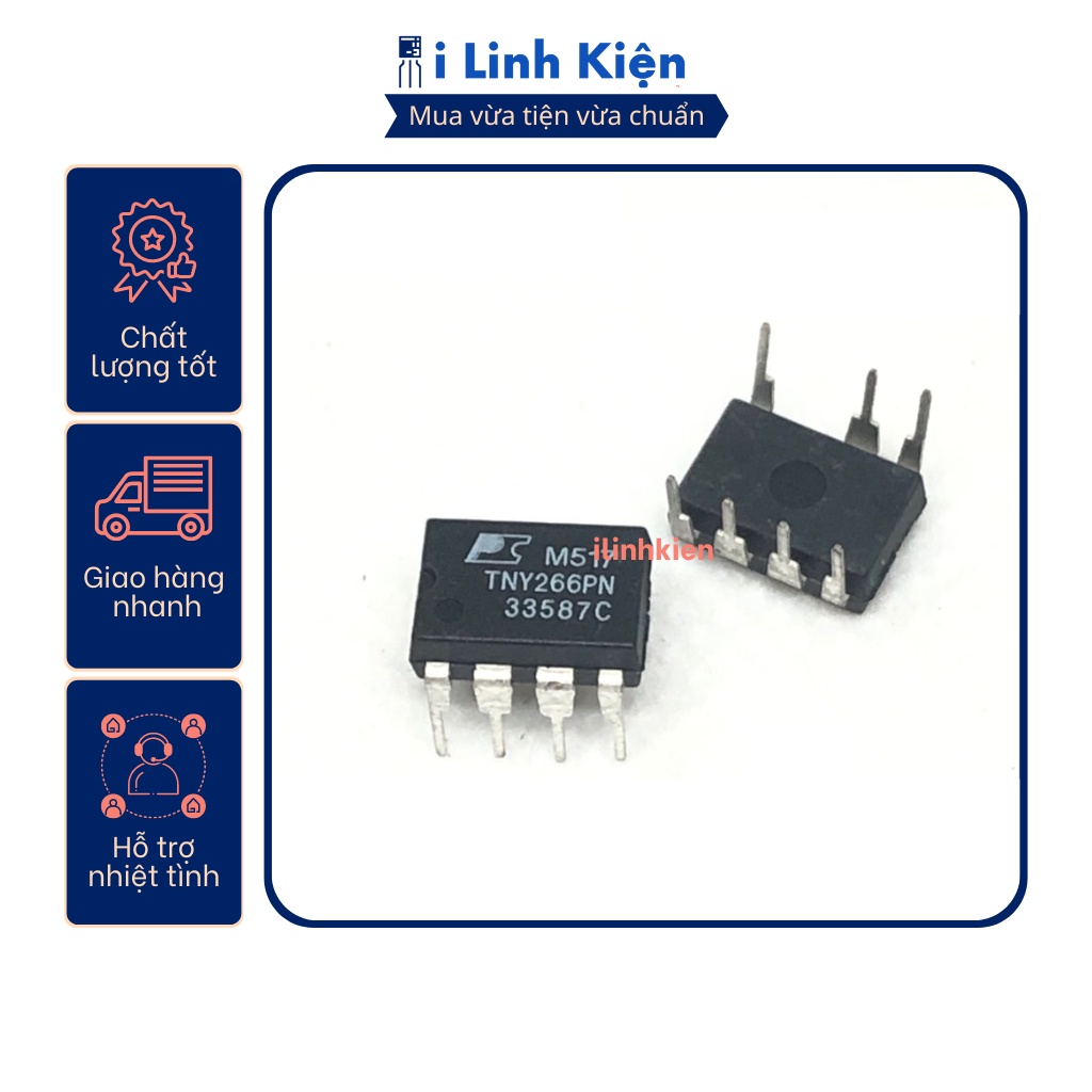 Ic nguồn TNY266PN DIP-7 chính hãng Power Integrations