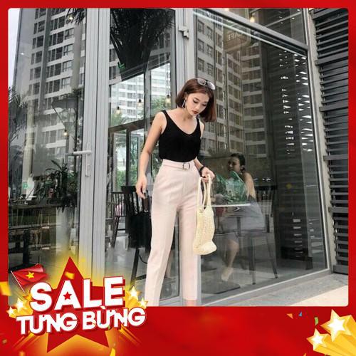 Quần Baggy Đai Vuông