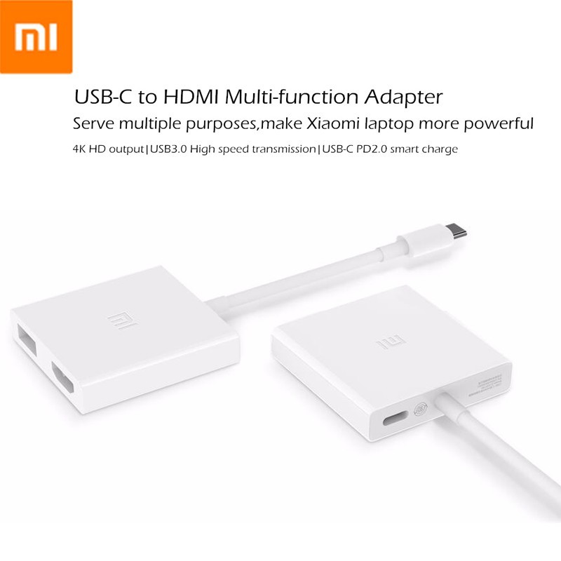 Bảng giá Giắc chuyển đổi Original Xiaomi USB-C sang HDMI đa chức năng 4K 1080P HDTV USB 2.0
