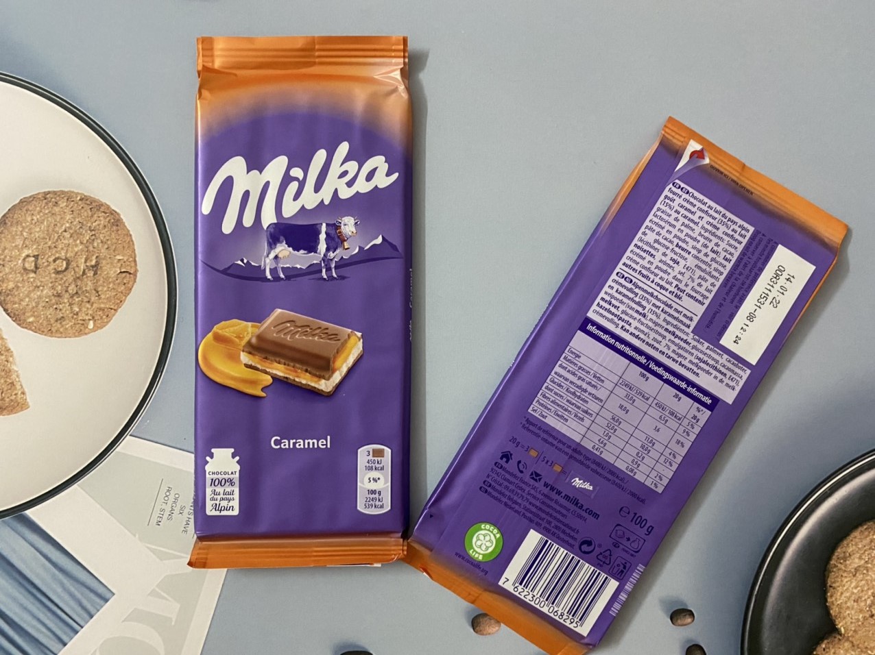 Socola sữa nhân caramel 100g - Chocolate Milka caramel