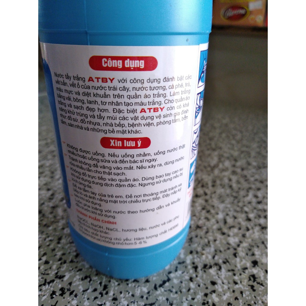 Nước tẩy trắng Javel chai 500ml