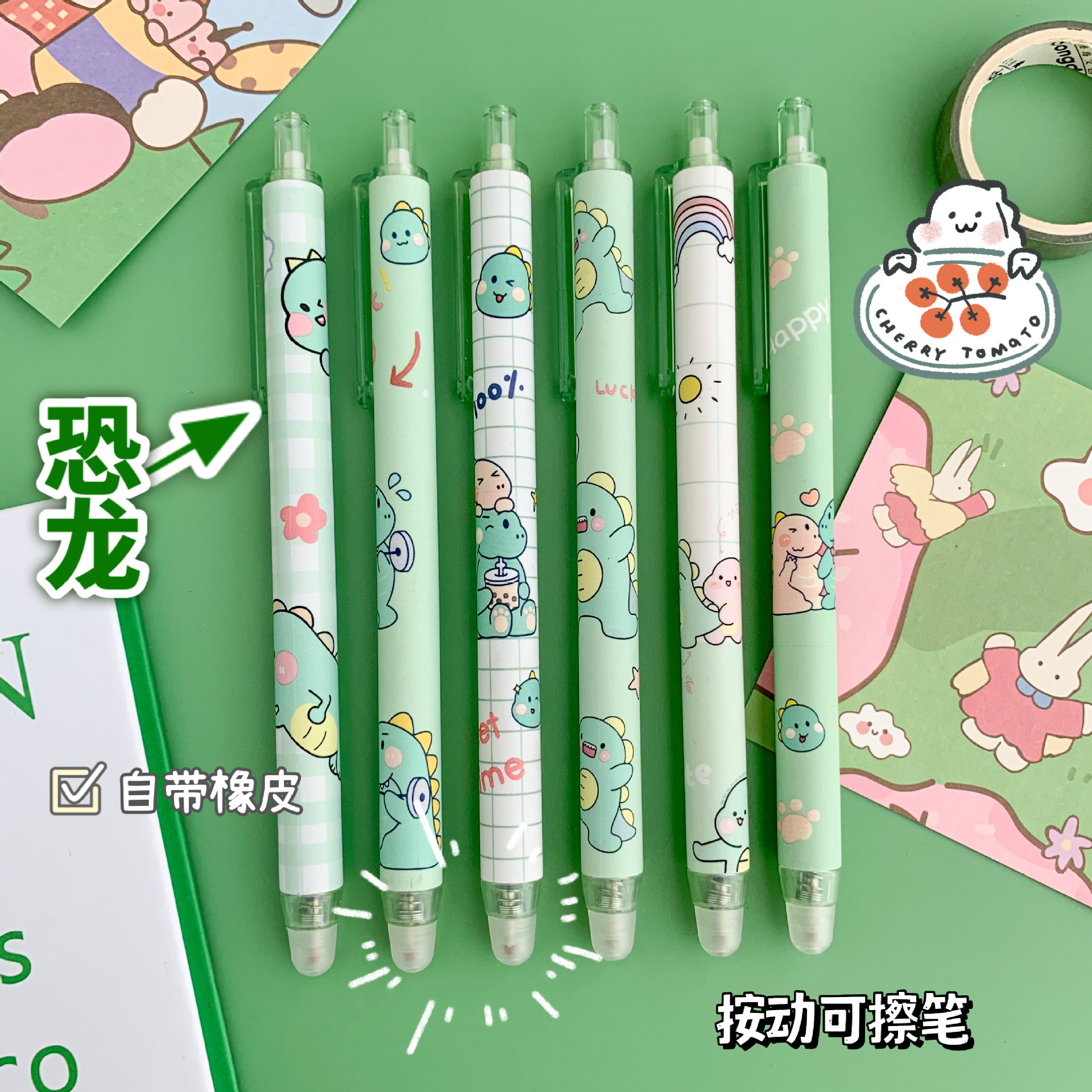 Bút Bấm Xóa Được MỰC XANH
