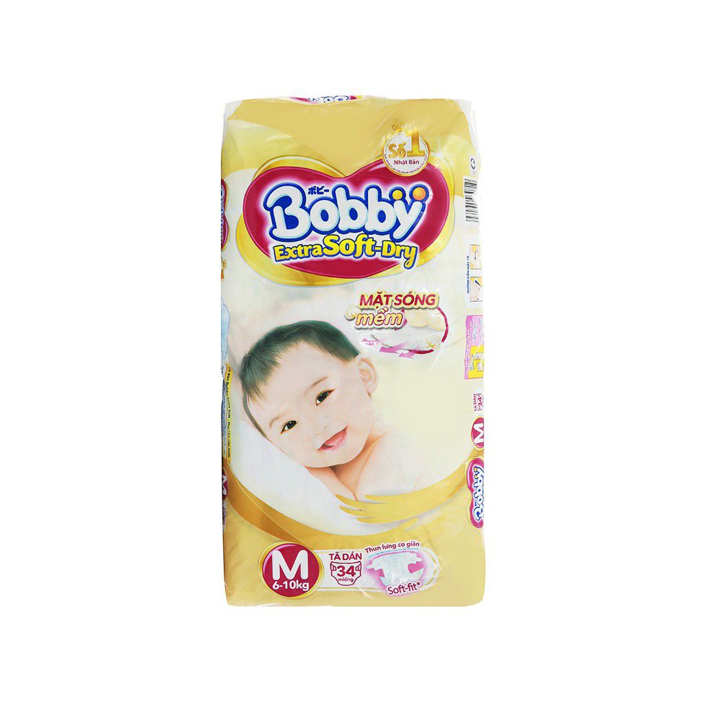 Tã dán Bobby cao cấp M34