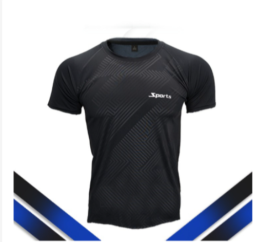 Áo phông thể thao nam thun lạnh tập gym cổ tròn ngắn tay  áo thun nam ép vân, co giãn, đủ màu
