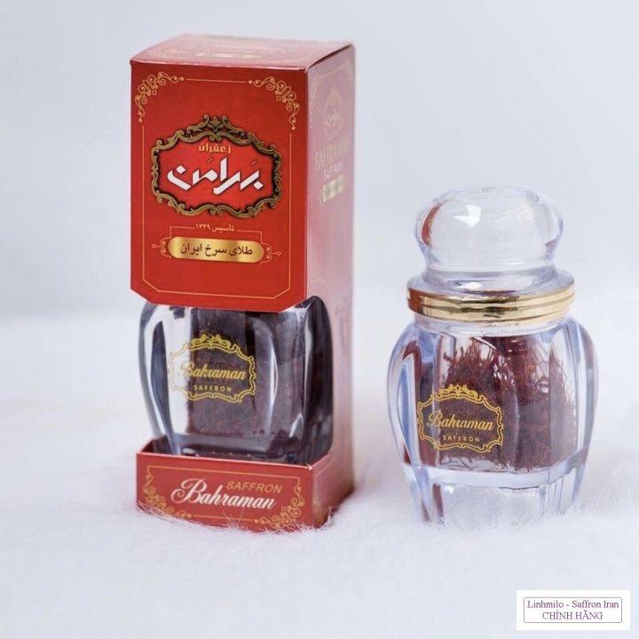 Hũ 1Gam nghệ tây saffron BAHRAMAN SAFFRON NEGIN
