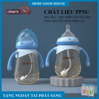 Bình sữa chống sặc Oberni- Nhựa PPSU cao cấp, dung tíc 240-300ml thumbnail