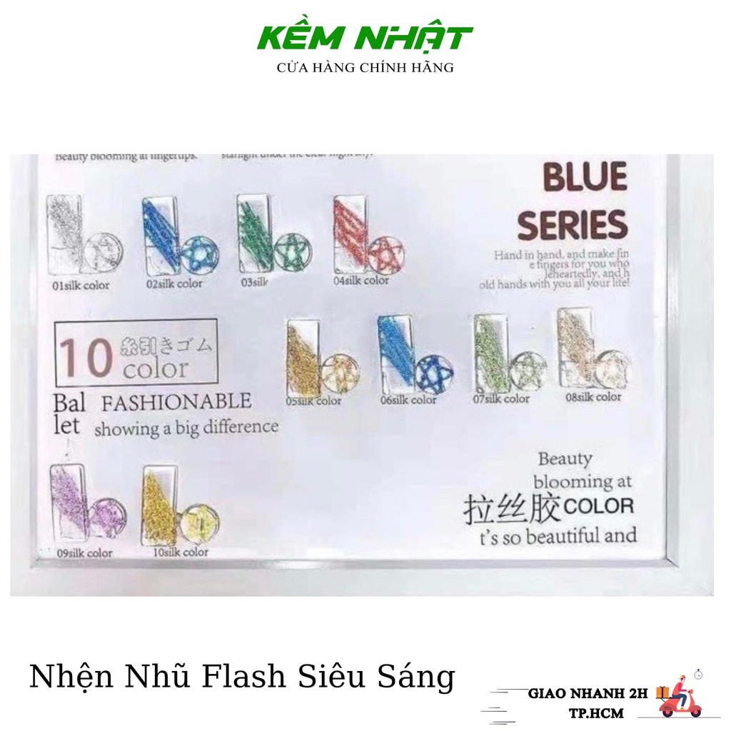 Gel Nhện Nhũ Flash Siêu Sáng Huaxi