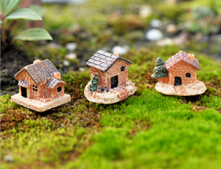 [HCM]Mô hình căn nhà gạch nhỏ 2.5cm trang trí tiểu cảnh terrarium