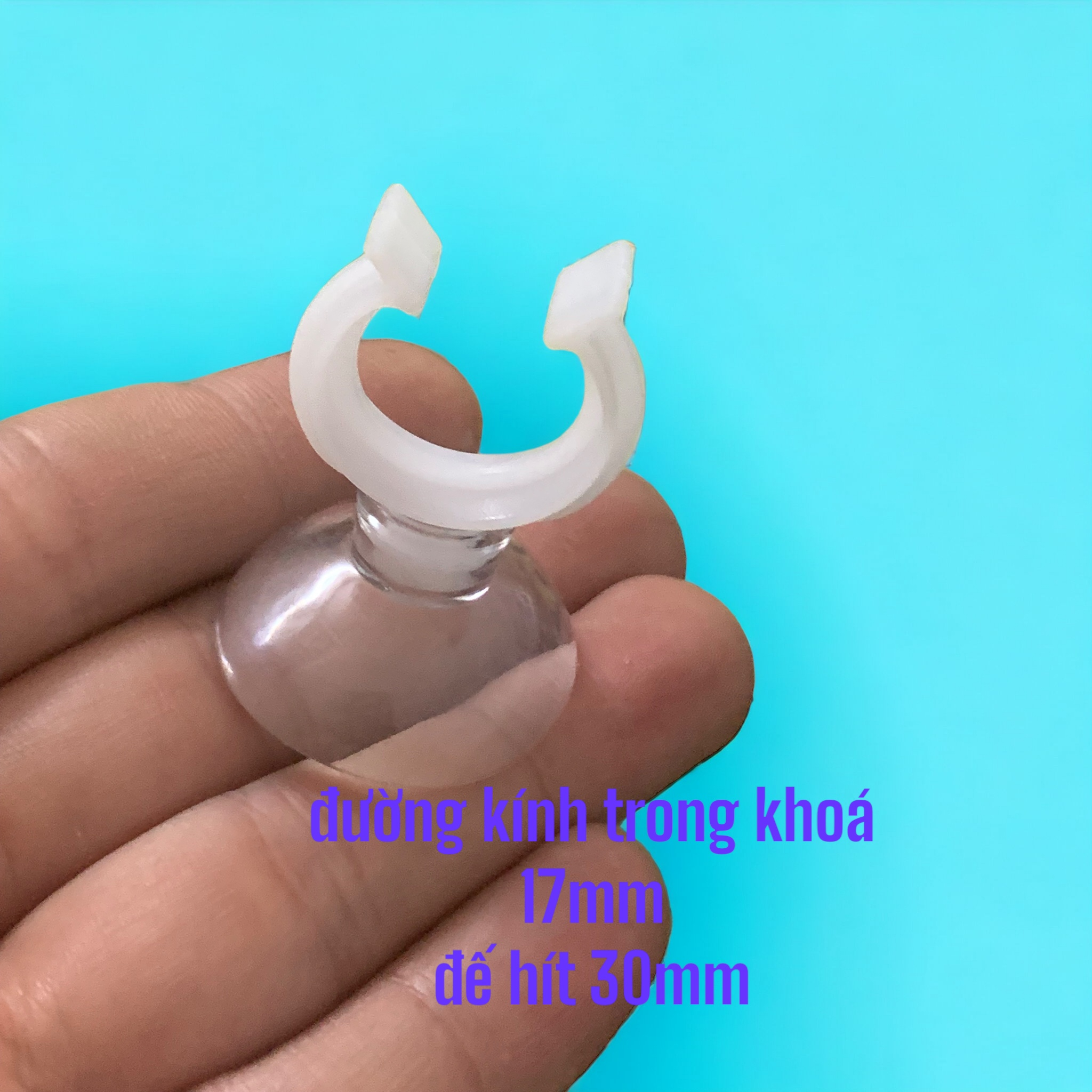 Hít kẹp ống, núm hít kính giữ ống