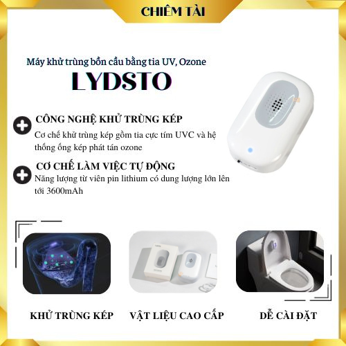Máy khử trùng bồn cầu bằng tia UV, Ozone Xiaoda