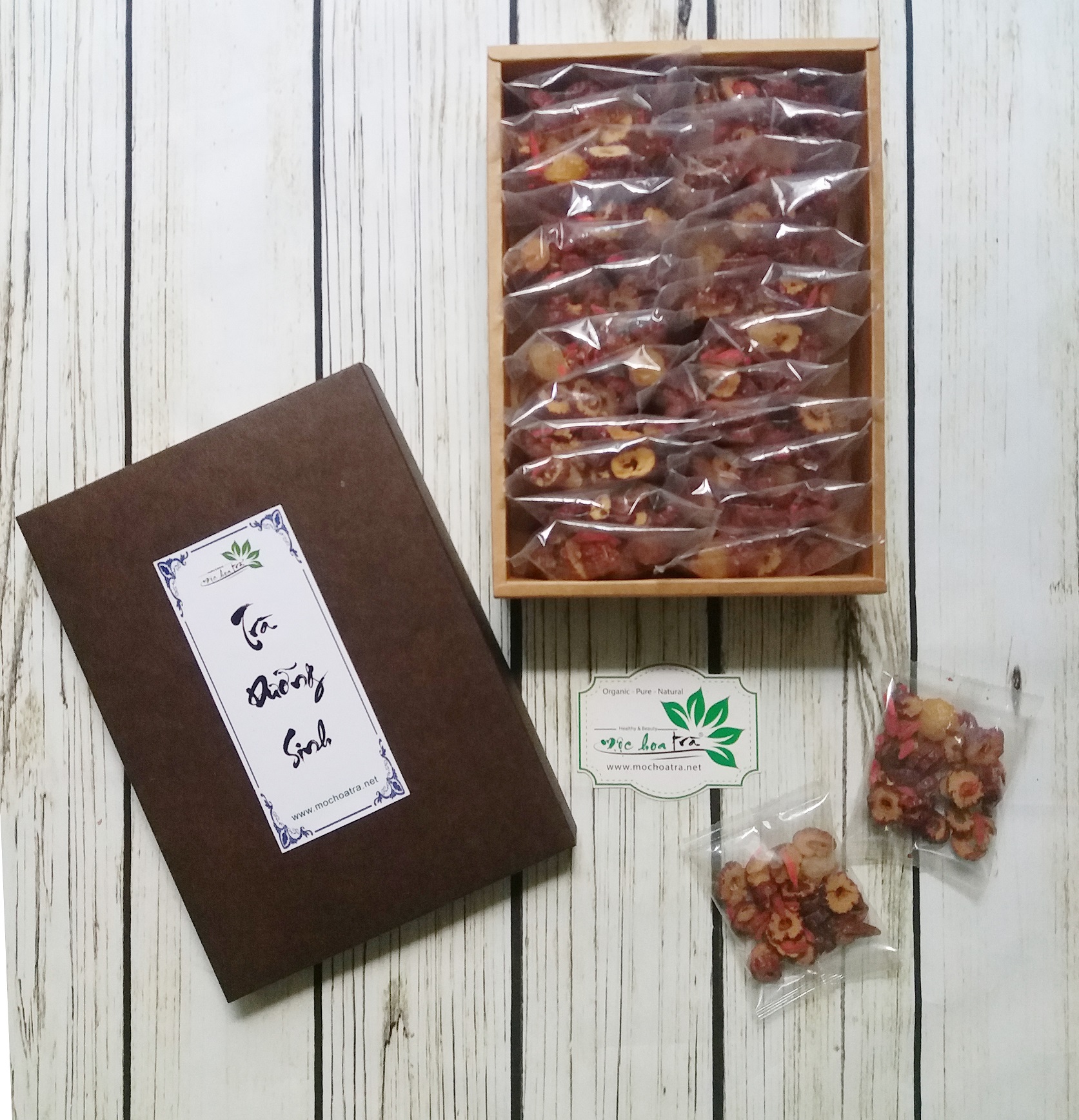 TRÀ DƯỠNG SINH: LONG NHÃN - TÁO ĐỎ - KỶ TỬ