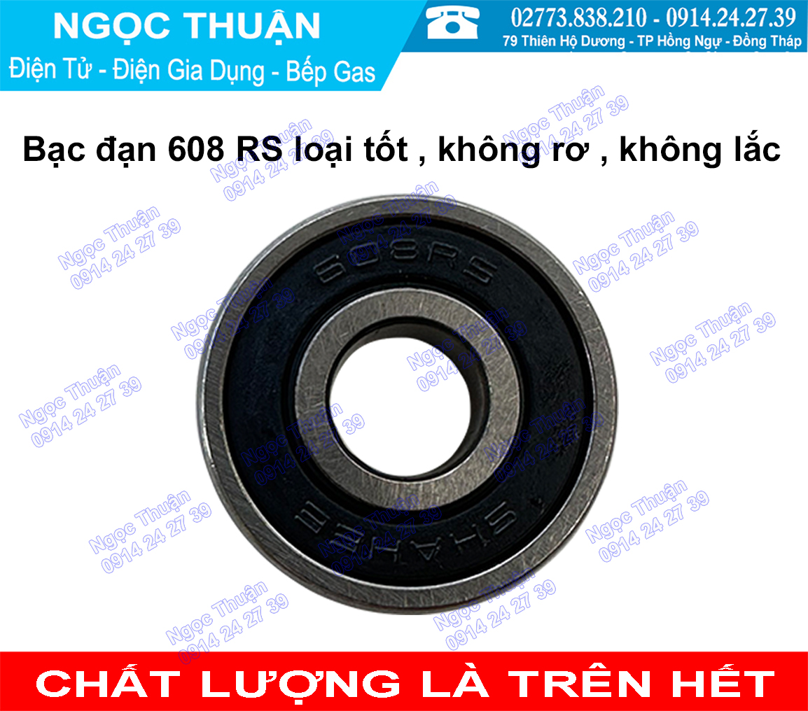 Bạc đạn 608 , sơ mi dùng cho quạt