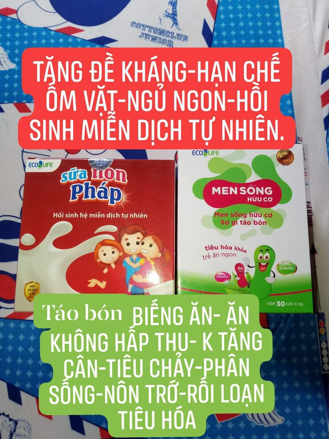 [HCM]Combo 2 hộp Men sống hữu cơ và s.ữa non Pháp
