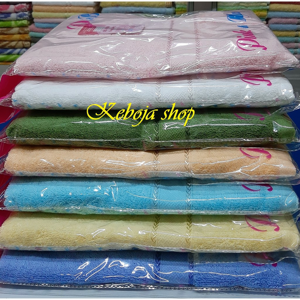 [HCM]Khăn mặt khăn cotton màu cao cấp 30x50cm KB068