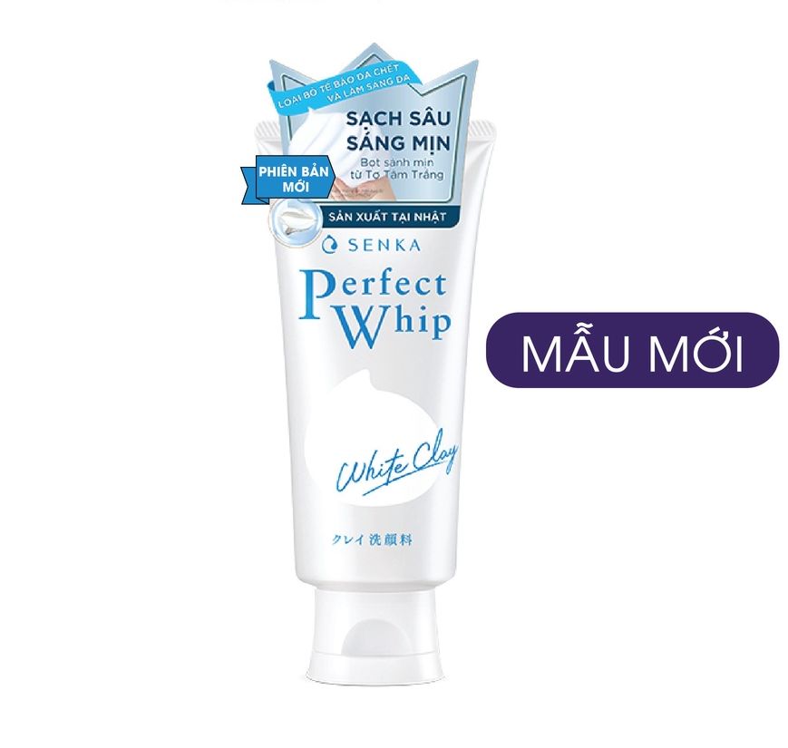 [HCM]Sữa rửa mặt SENKA đất sét trắng sạch sâu 120ml (date11/2023)