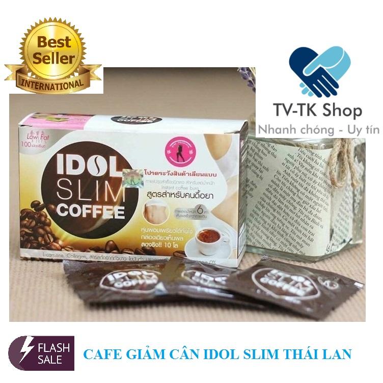 HCMCafe Giảm Cân Idol Slim Coffee - Hộp15g x 10 gói Nhập Khẩu Thái Lan
