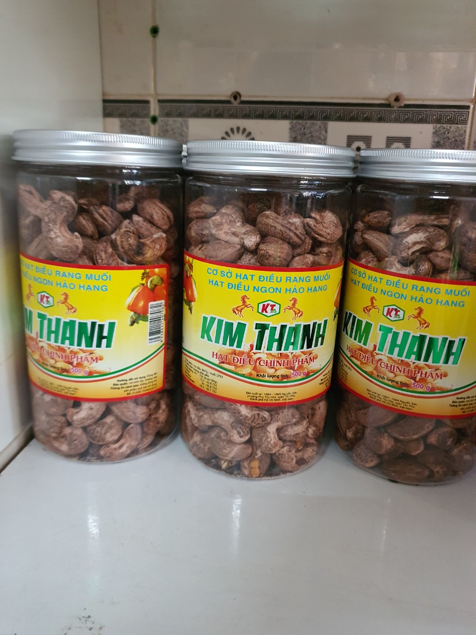 Hạt Điều Vỏ Lụa Cao Cấp Kim Thanh Hủ 500G