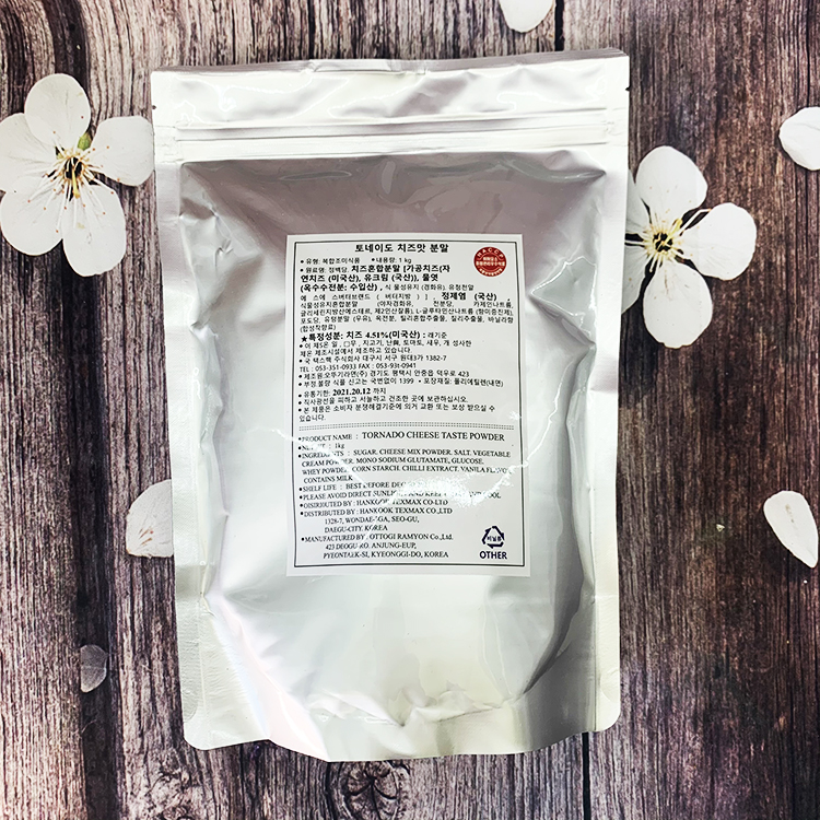 Bột phô mai phomai lắc Tornado Hàn Quốc 1kg