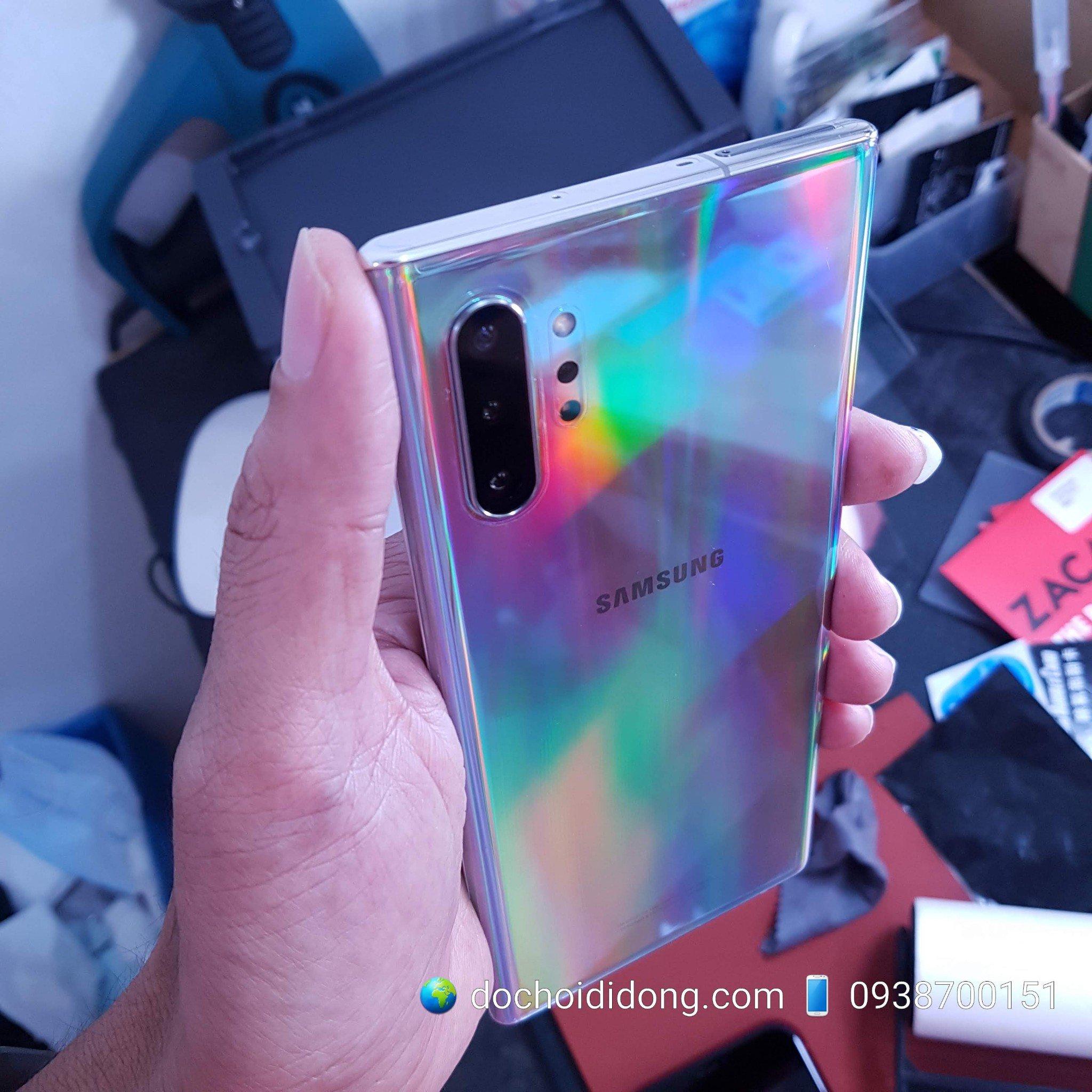 [HCM]Miếng Dán Lưng Samsung Note 10 - Note 10 Plus Aurora Đổi Màu