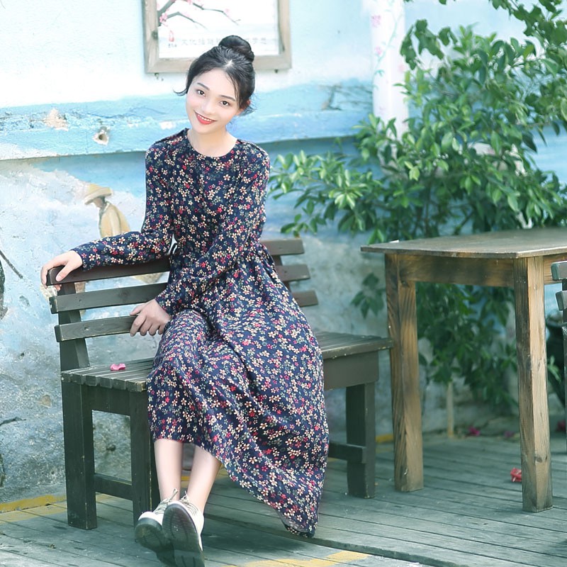 VÁY ĐẦM HOA NHÍ VITAGE CỰC XINH