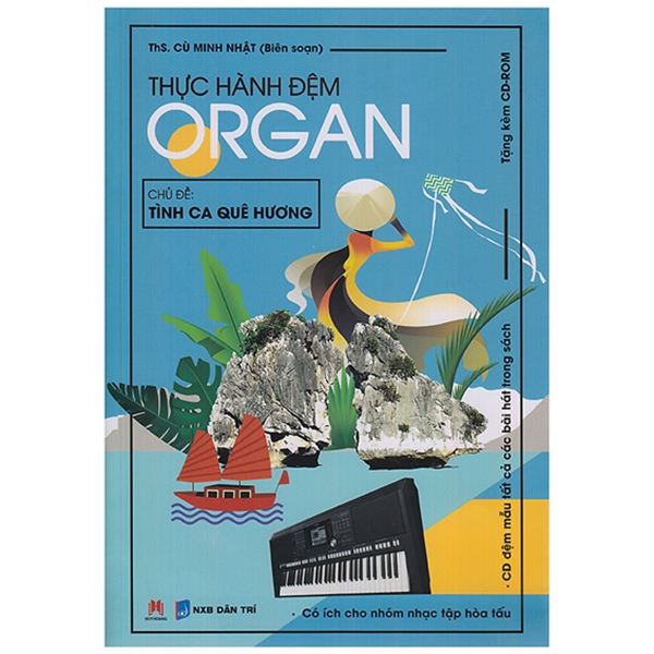 Sách - thực hành đệm organ - tình ca quê hương - newshop