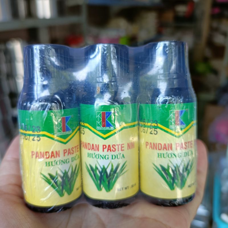 Hương lá Dứa có màu 3K 20ml (1 chai)