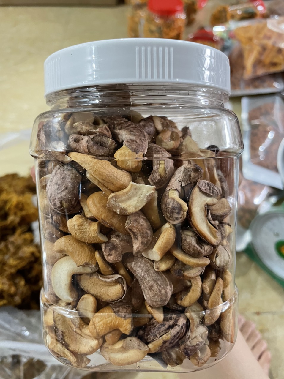 1kg Hạt Điều Rang Muối loại VỠ