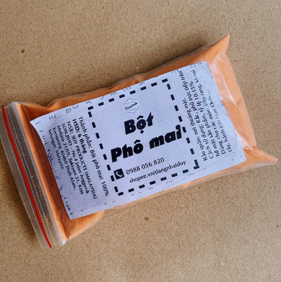 Bột Phô mai cam VEROZYME Malaysia 100GRAM