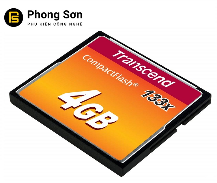 Thẻ nhớ Transcend CF 4GB (133x Speed) Hàng nhập khẩu