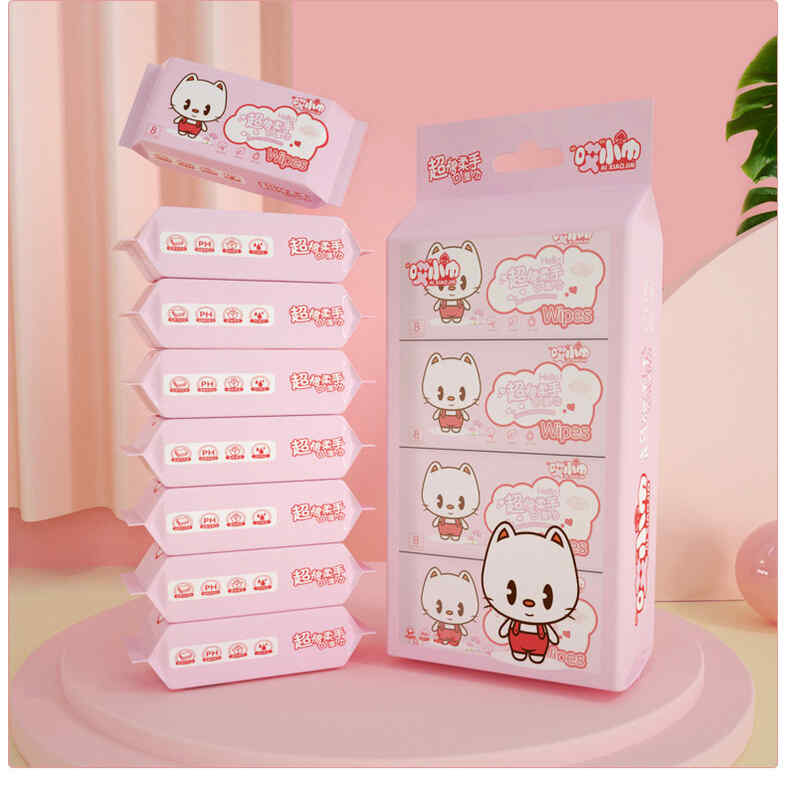 BỊCH 8 GÓI KHĂN ƯỚT MINI BỎ TÚI HÀNG HOT