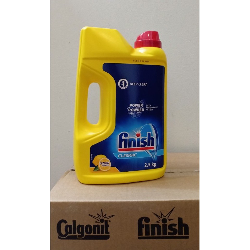Bột rửa bát Finish 2.5kg dùng cho Máy rửa bát chén