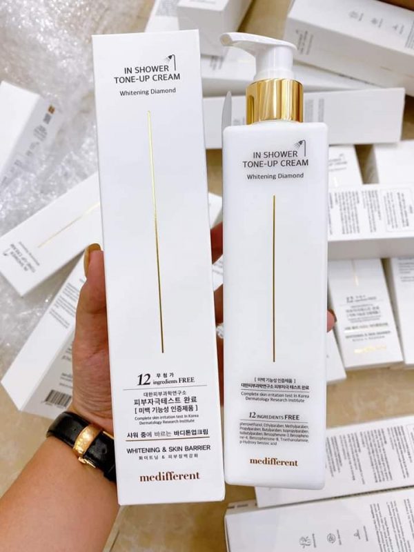 Sữa Tắm Kiêm Dưỡng Trắng Da Medifferent In Shower Tone Up Cream 300ml