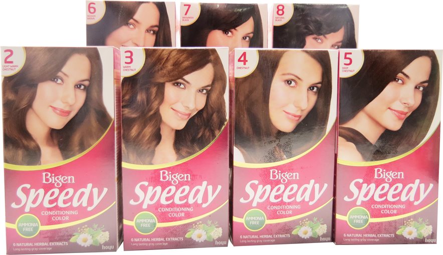 Thuốc nhuộm tóc Bigen Speedy số 3 Màu Nâu Nhạt