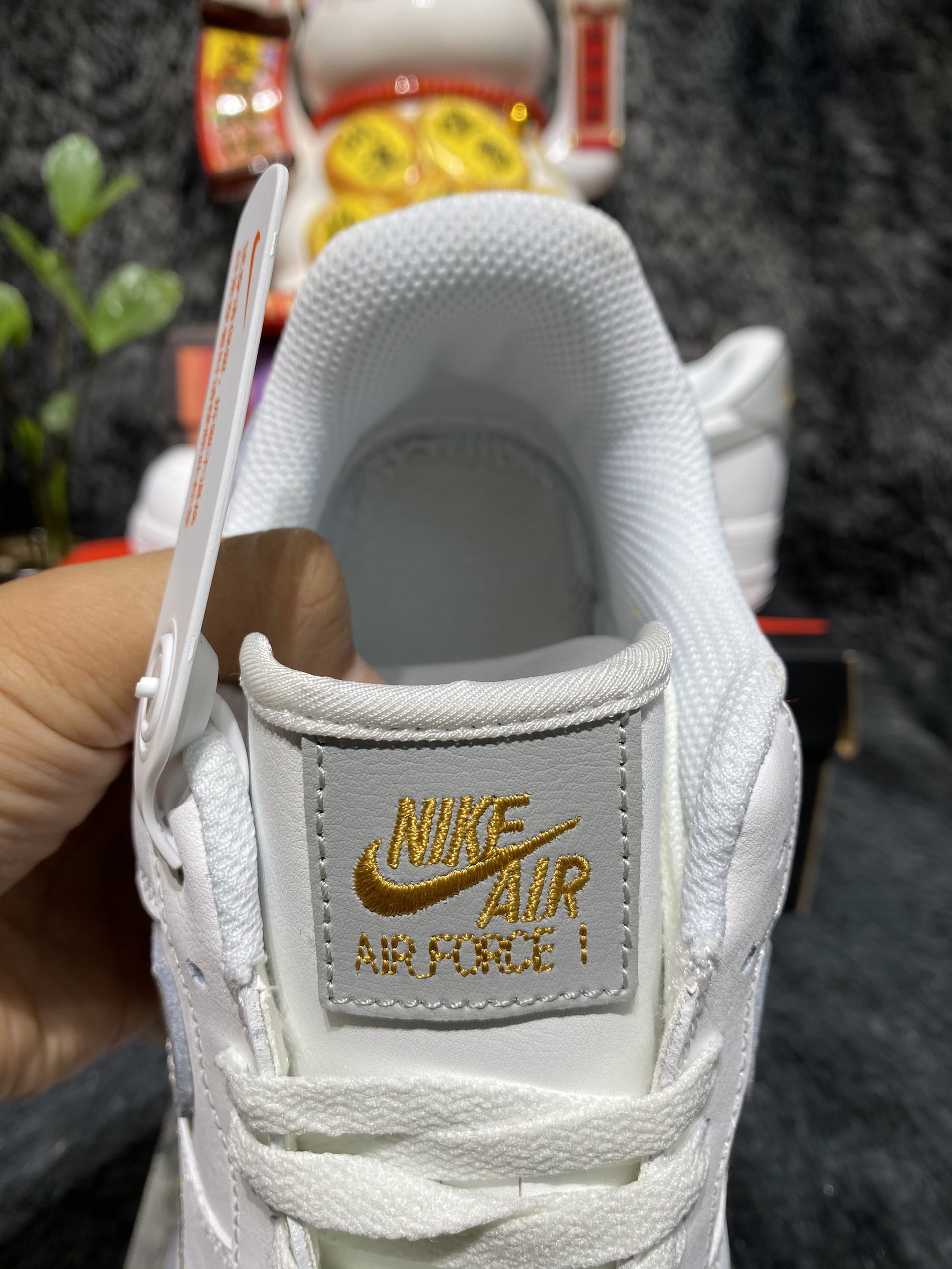 [Fullbox+bill] Giày Sneaker  nam AF1 Trắng xám hàng SC full box