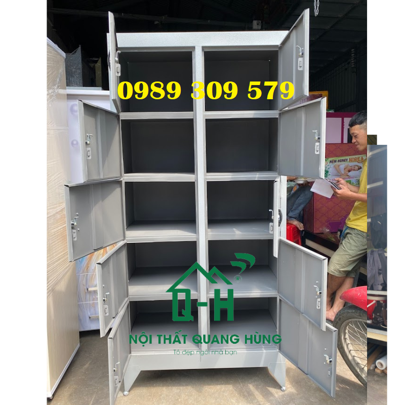Tủ sắt hồ sơ locker 10 cửa chắc chắn hcm