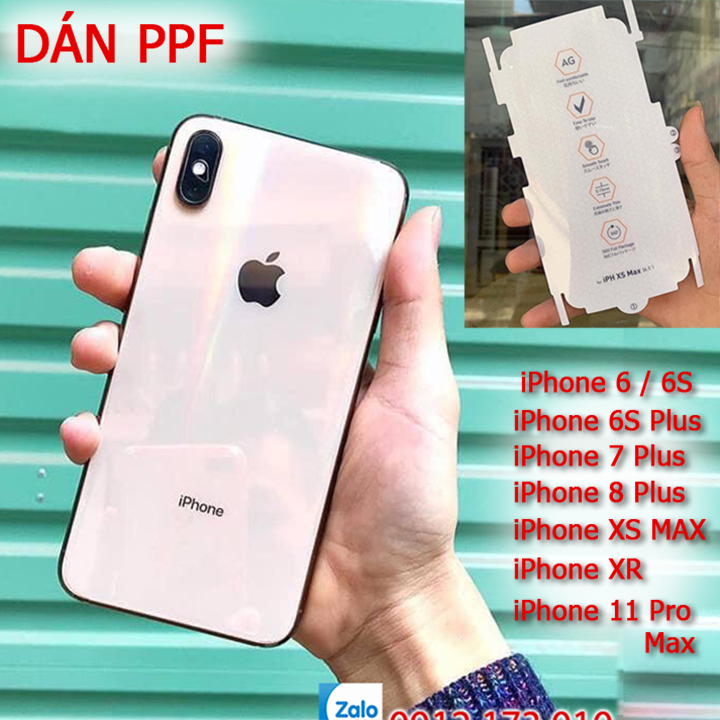 Dán ppf chống vỡ iphone - chống vỡ - chống va đập cho điện thoại - dán ppf cầu vồng iphone 6, 6s plus, 7 plus, 8 plus, xs max, 11 pro max - dễ dán