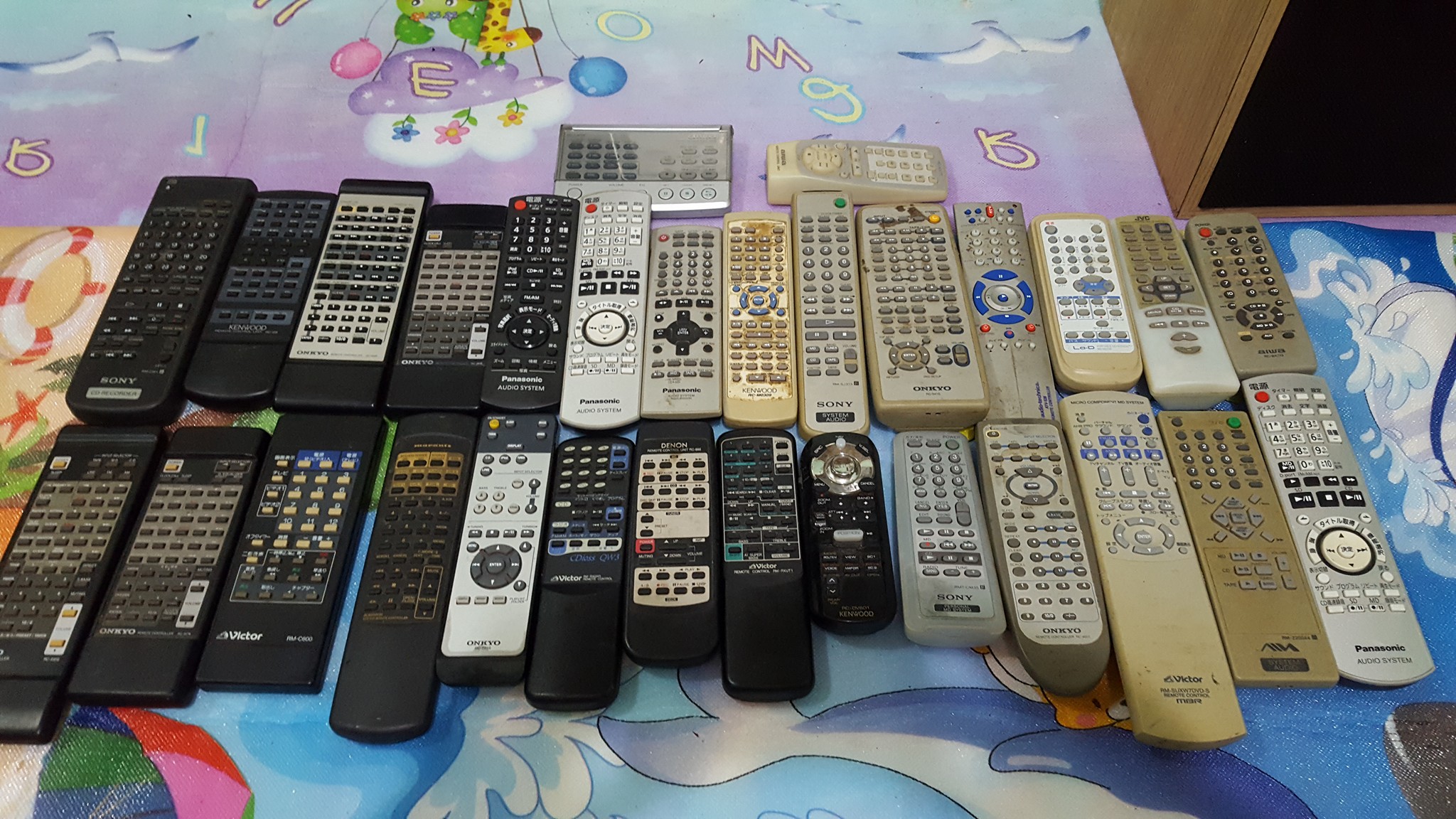 Điều khiển học lệnh các dàn mini nhật bản