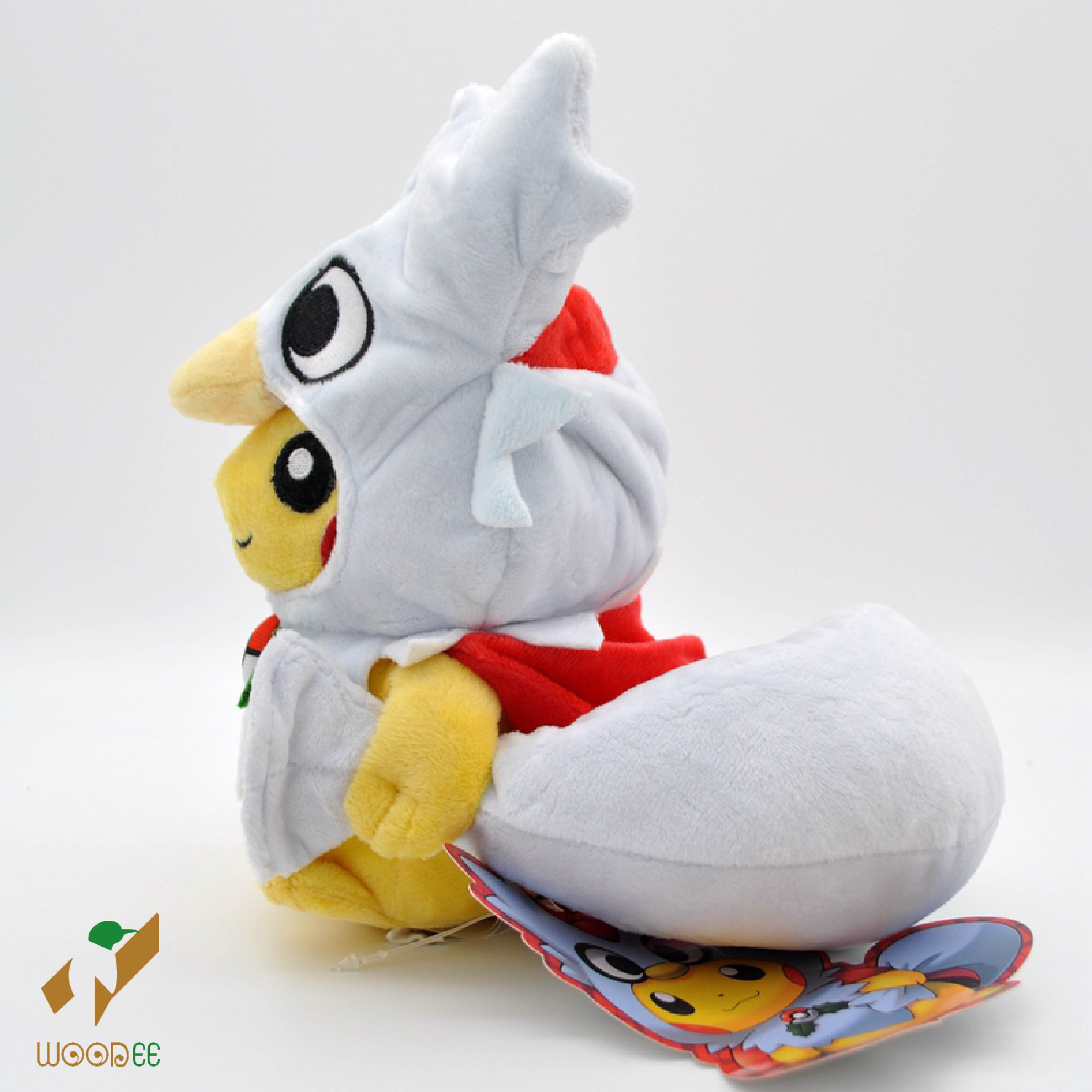 (Hàng Nhật)Gấu bông pokemon Pikachu Cosplay Delibird 25cm