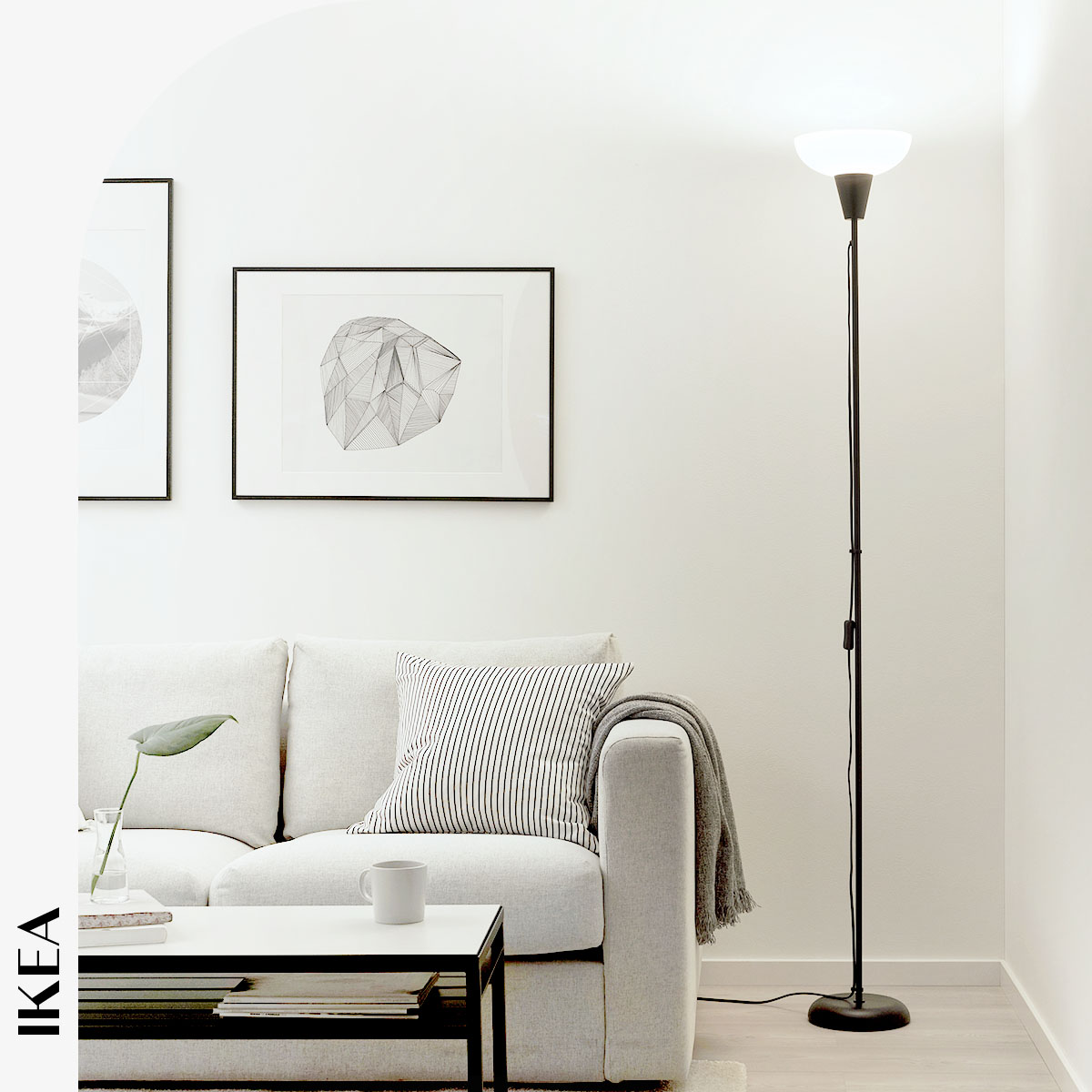 [HCM] ĐÈN SÀN HẮC TRẦN IKEA CHÍNH HÃNG – TAGARP