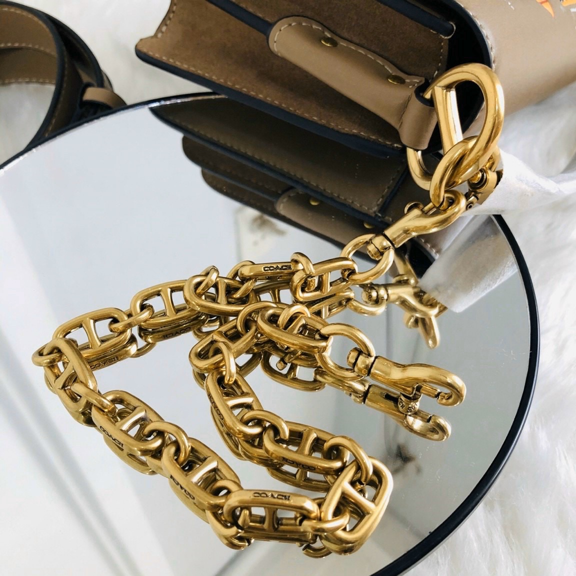 [HCM]Túi Coach thiết kế mới kèm 3 dây đeo