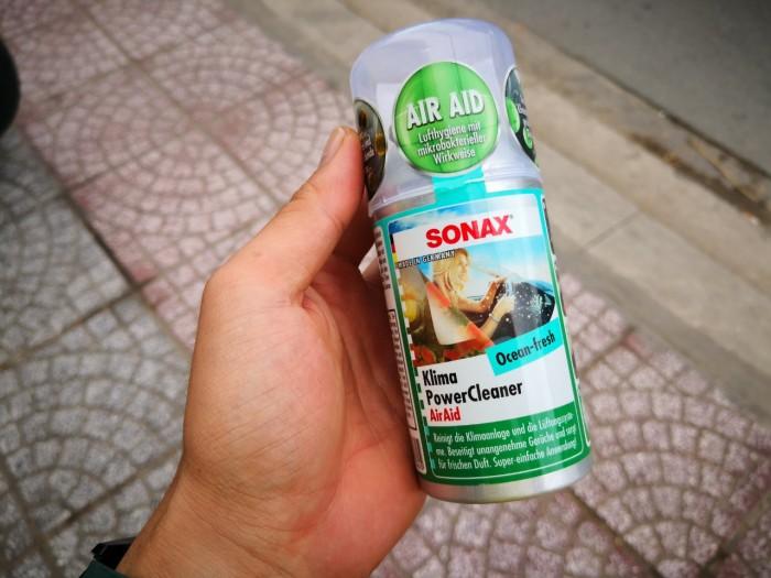 [HCM]Khử mùi dàn lạnh xe ô tô SONAX