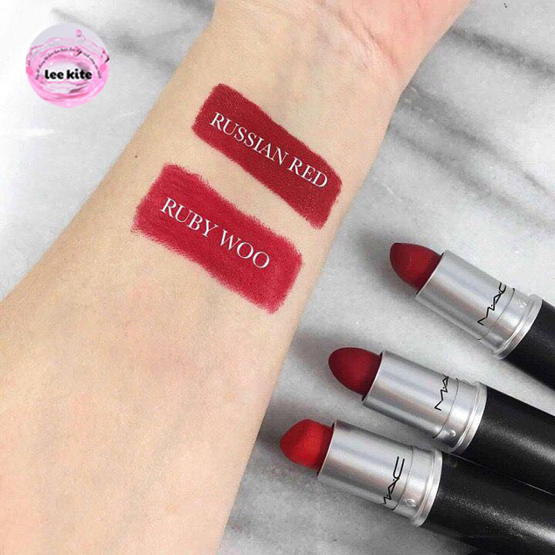 Son Mac Ruby Woo 707 Màu Đỏ Cổ Điển - Retro Matte Lipstick