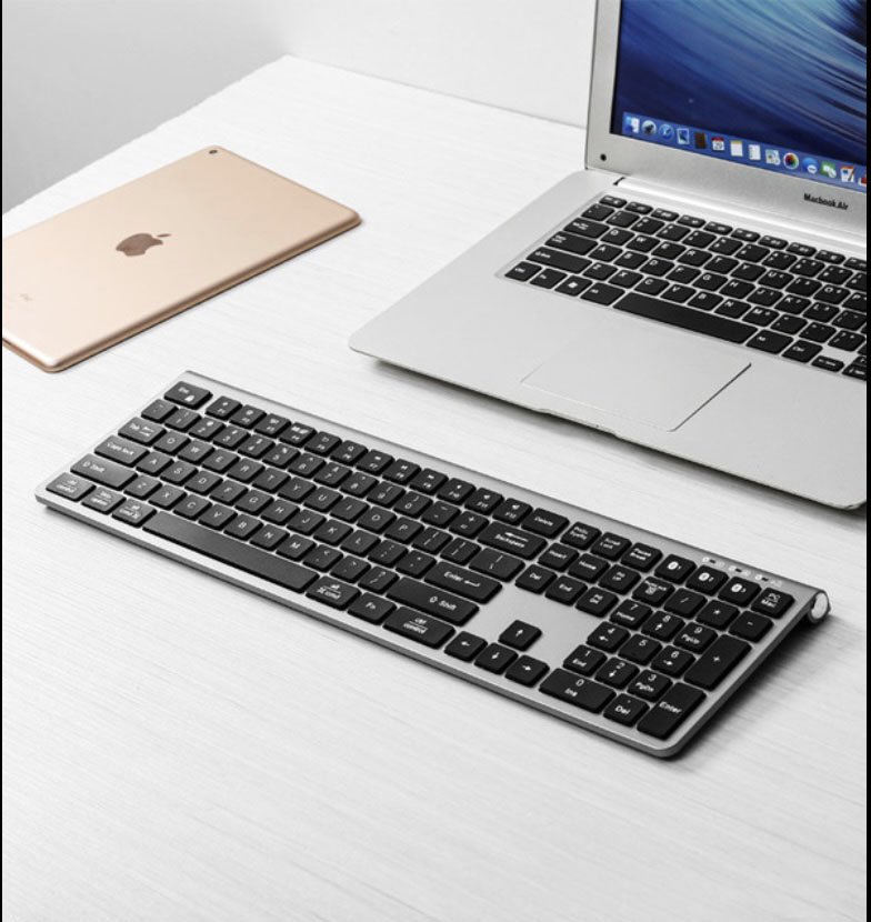 Smart1688 Bàn Phím Bluetooth Broadcom 5.0 Mac/Win Space Grey TypeC
