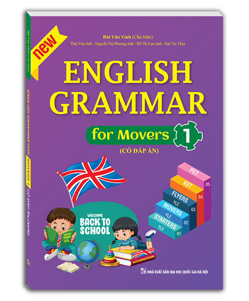 Sách - Combo 2c - English grammar for Movers (có đáp án)