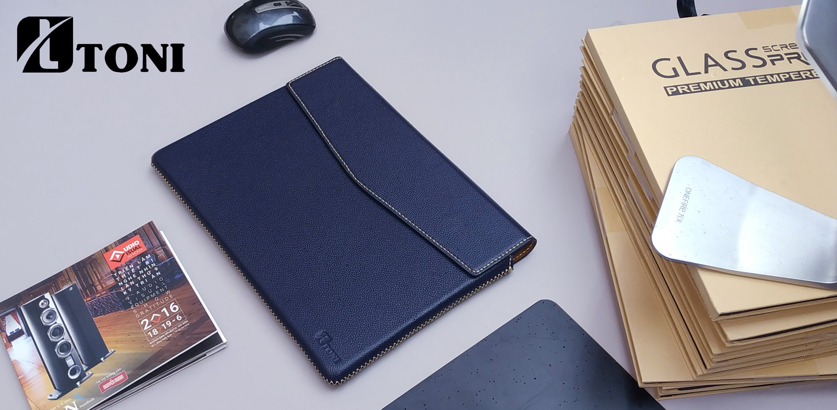 Bao da thật cho Macbook - PC 13.3" / 13.5" handmade TONI