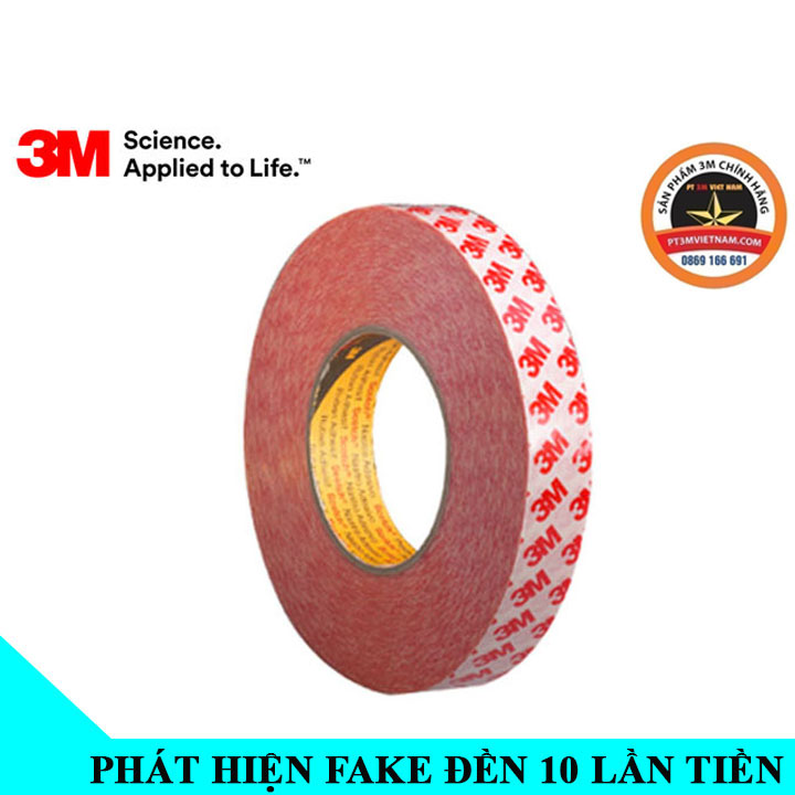 Băng keo 2 mặt chịu nhiệt 3M 9080