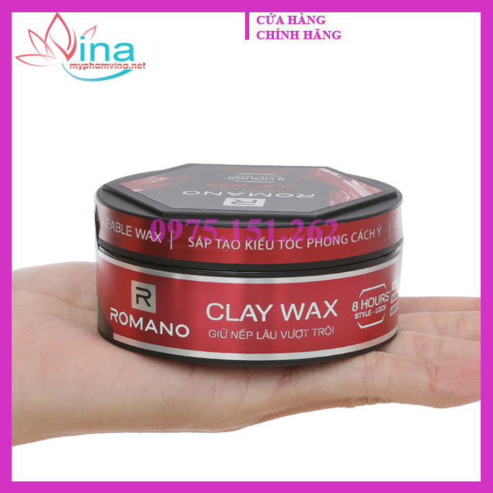 [HCM]Wax Tạo Kiểu Tóc Romano 68g