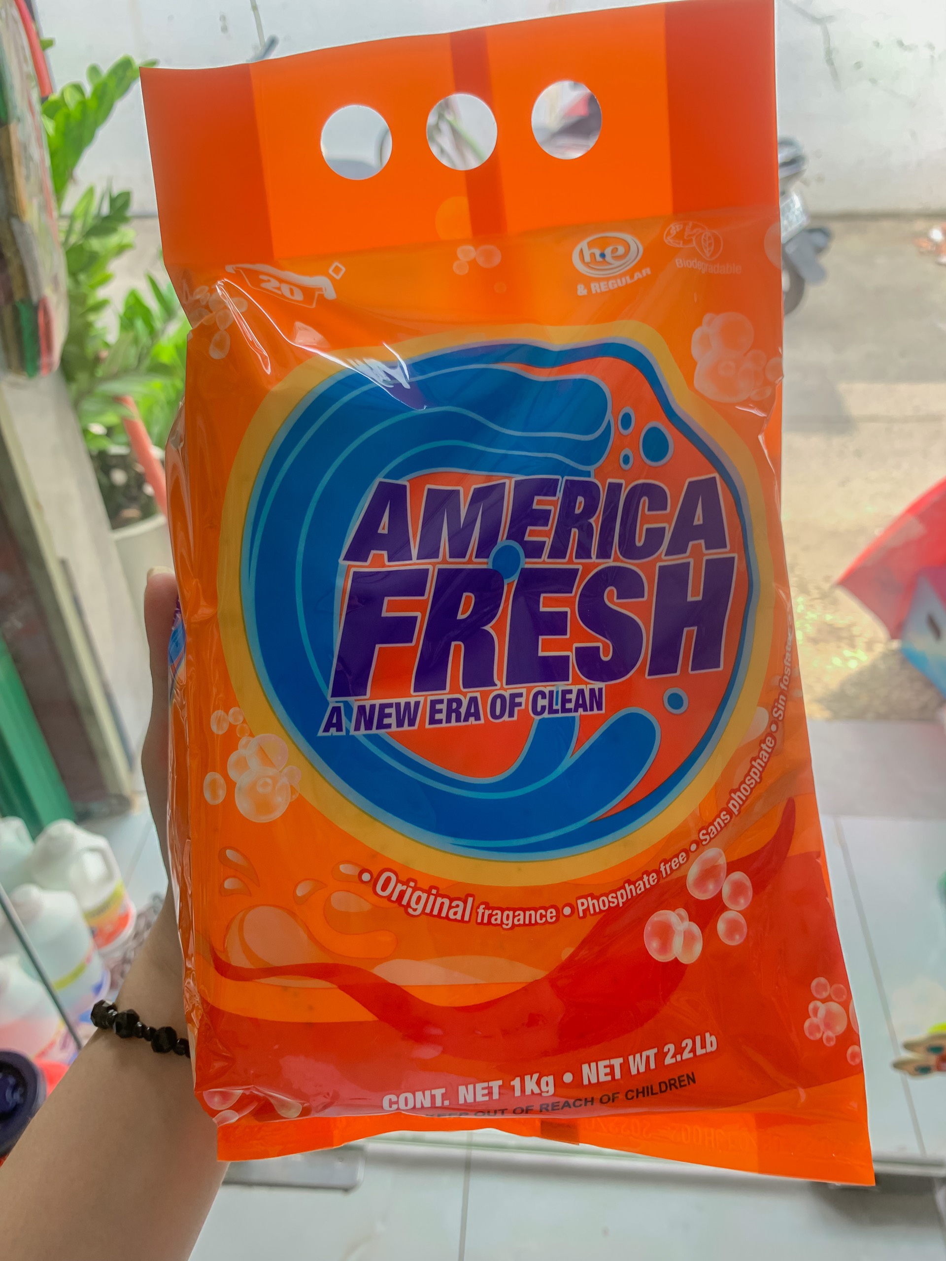 Bột Giặt America Fresh 1kg Của Mỹ