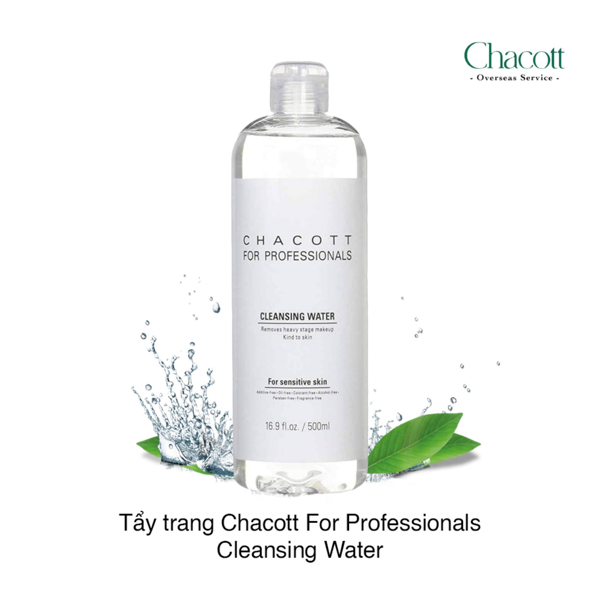 Tấy trang Chacott Cleansing Water 500 ml (HerSkincare)
